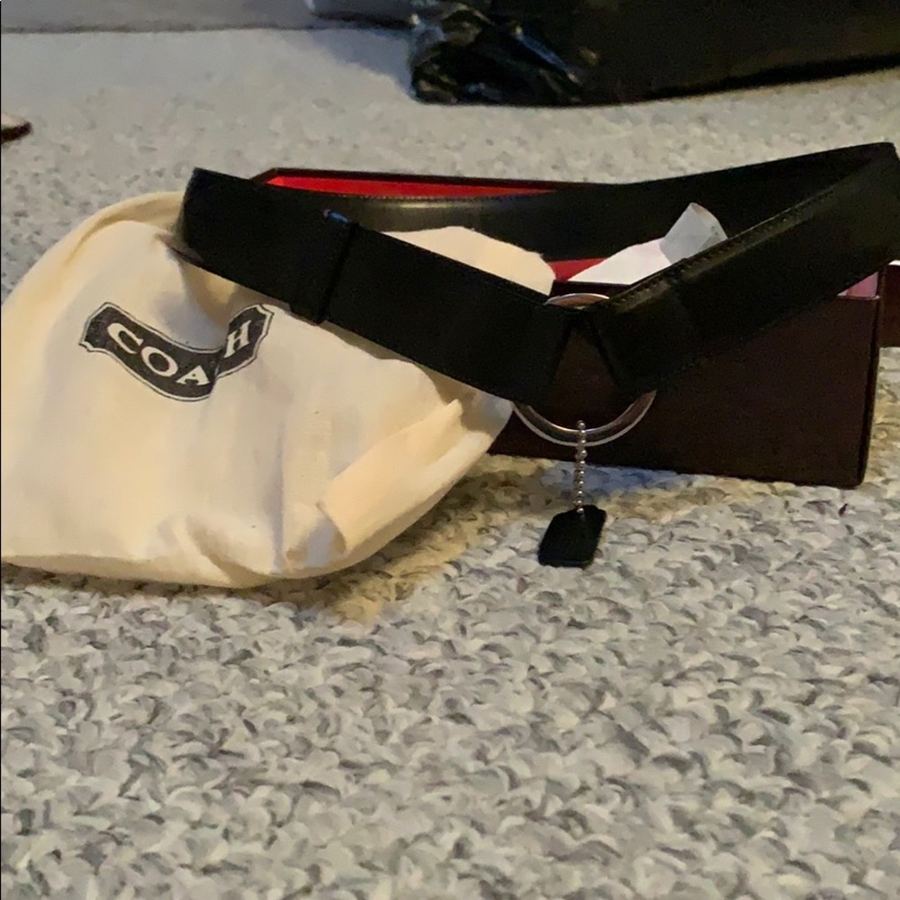 Coach leather belt!